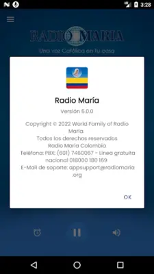 Radio María Colombia android App screenshot 0